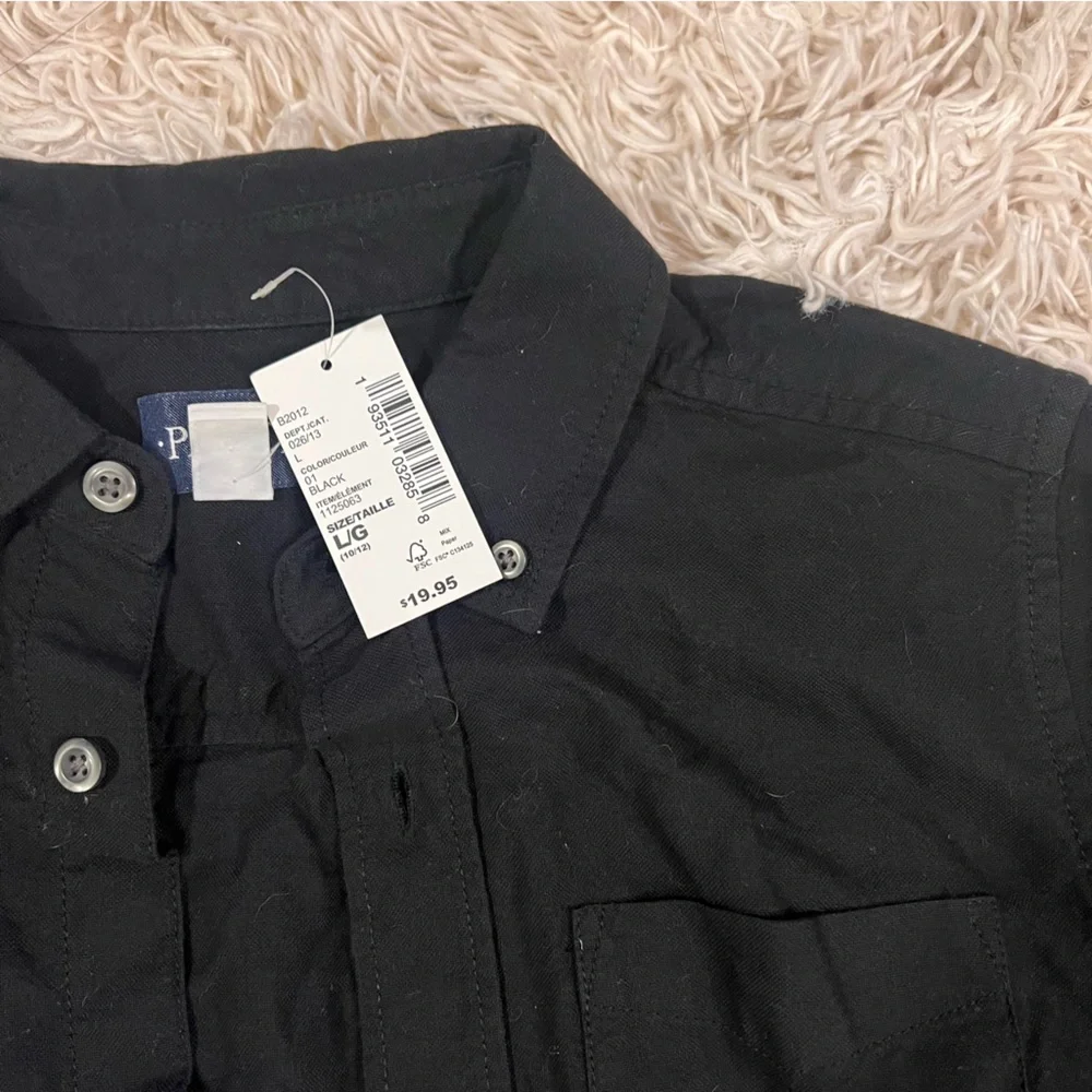 The Children’s Place Black Button Down
